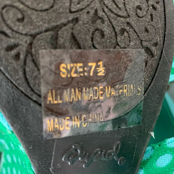 🍀 🌸 Qupid Polka Dot Strappy Wedge Sandal - Picture 13 of 14